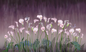 Каллы. Фреска из коллекции ALBA — Flora от La Stanza